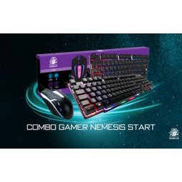 Kit Teclado Gamer Mouse com Fio Xg-02n Nemesis Chipsce - 2