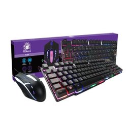 Kit Teclado Gamer Mouse com Fio Xg-02n Nemesis Chipsce - 3