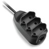 Extensao Eletrica Bipolar 3 Entradas 3mts. Preta Elgin - 1