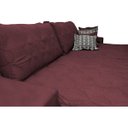 Ver imagem 4 de Sofá Retrátil e Reclinável 2.12M com Molas Ensacadas Cama Inbox Supreme Tecido Suede Vinho