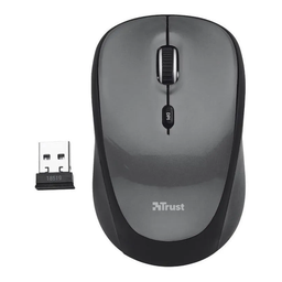 Mouse Sem Fio Usb Wireless Mini Compacto Trust Yvi Wireless Preto 18519i - 1