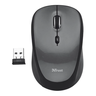 Mouse Sem Fio Usb Wireless Mini Compacto Trust Yvi Wireless Preto 18519i - 1