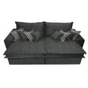 Ver imagem 5 de Sofá Retrátil e Reclinável 2.52M com Molas Ensacadas Cama Inbox Supreme Tecido Suede Cinza