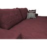 Sofá Retrátil e Reclinável 2.72M com Molas Ensacadas Cama Inbox Supreme Tecido Suede Vinho - 4