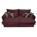 Ver imagem 5 de Sofá Retrátil e Reclinável 2.72M com Molas Ensacadas Cama Inbox Supreme Tecido Suede Vinho