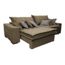 Ver imagem 7 de Sofá Retrátil e Reclinável 2.92M com Molas Ensacadas Cama Inbox Supreme Tecido Suede Castor