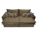 Ver imagem 5 de Sofá Retrátil e Reclinável 2.92M com Molas Ensacadas Cama Inbox Supreme Tecido Suede Castor