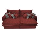 Ver imagem 5 de Sofá Retrátil e Reclinável 2.92M com Molas Ensacadas Cama Inbox Supreme Tecido Suede Vermelho