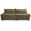 Ver imagem 6 de Sofá Retrátil e Reclinável 3.12M com Molas Ensacadas Cama Inbox Supreme Tecido Suede Castor