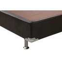 Ver imagem 3 de Cama Box Base Viúva Universal Courano Nero Black (128x188x20) - Ortobom
