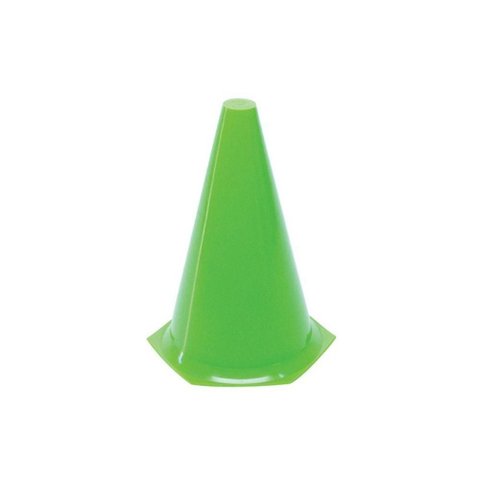 Cone para Treino Esportivo Cone Scalibu Pequeno 24cm Flexível Verde Scalibu Sports Único