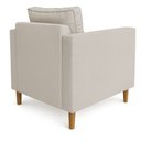 Ver imagem 6 de Kit 02 Poltronas Decorativa Milena Linho Pés de Madeira - Pallazio