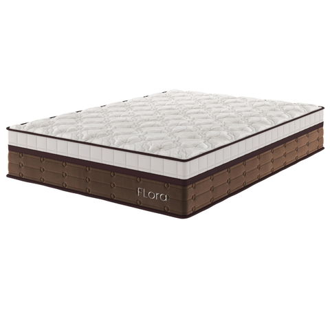 Colchão Mola Ensacada Casal 36x138x188cm Flora Bombom - Casa Giulia