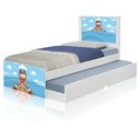 Ver imagem 5 de Bicama Juvenil Adesivada Marinheiro com Colchões