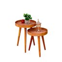 Ver imagem 1 de Mesinha Sala Estar Sofá Pé Palito Pequena Conjunto Centro Auxiliar casa Ambiente Lateral Apoio Canto