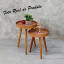 Ver imagem 5 de Mesinha Sala Estar Sofá Pé Palito Pequena Conjunto Centro Auxiliar casa Ambiente Lateral Apoio Canto