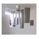 Ver imagem 2 de Espelho Decorativo Retângulos Quarto Sala Escritório Copa