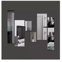 Ver imagem 7 de Espelho Decorativo Retângulos Quarto Sala Escritório Copa