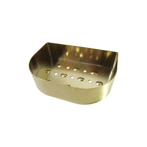 Saboneteira Dourada para fixar na parede – By Fineza