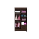 Ver imagem 6 de Guarda Roupa Casal 10 Portas e 3 Gavetas New Murano Ébano/Off White - Demóbile