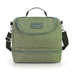 Bolsa Térmica Joy C/ 2 Compartimentos Fitness Jacki Design Esmeralda - 1