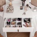 Ver imagem 4 de Camarim de Canto Glitter Branco Móveis Albatroz