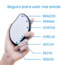 Ver imagem 2 de Pedra Cristal Depiladora Removedor De Pelos Rosto Pele Axila Braço Perna Reutilizavel Economia Solar