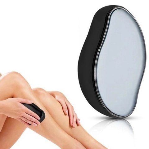 Pedra Cristal Depiladora Removedor De Pelos Rosto Pele Axila Braço Perna Reutilizavel Economia Solar