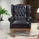 Ver imagem 2 de Poltrona Berger Chest Aurora Courano Preto