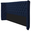 Ver imagem 6 de Cabeceira King Everest P02 195cm para Cama Box Suede - Doce Sonho Móveis Azul Marinho