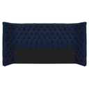 Ver imagem 1 de Cabeceira King Everest P02 195cm para Cama Box Suede - Doce Sonho Móveis Azul Marinho