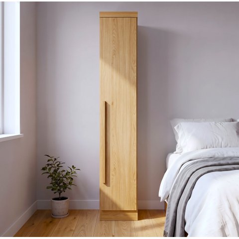 Módulo de Guarda Roupa com 1 Porta 100% MDF Cairo Marrom/Cinamomo