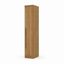 Ver imagem 2 de Módulo de Guarda Roupa com 1 Porta 100% MDF Cairo Marrom/Cinamomo