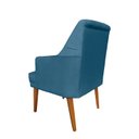 Ver imagem 3 de Cadeira Decorativa Paris Retro Suede Azul Royal - Dominic Decor