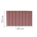 Ver imagem 2 de Painel Estofada Carla 140cm Casal Suede Rosê