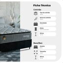 Ver imagem 3 de Cama Box Casal + Colchão Comfort Class Pillow Top 138x188 Cinza/suede Preto