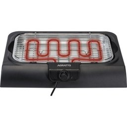 Churrasqueira Elétrica Compacta 127V Mr.Cheff Preta AGRATTO - 1
