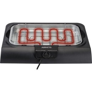 Churrasqueira Elétrica Compacta 127V Mr.Cheff Preta AGRATTO