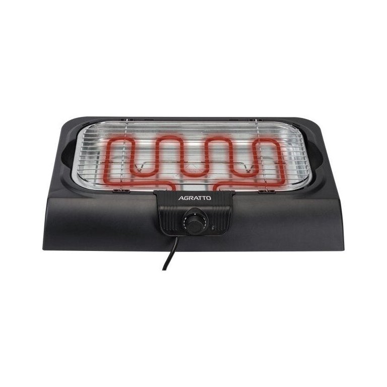 Churrasqueira Elétrica Compacta 127V Mr.Cheff Preta AGRATTO