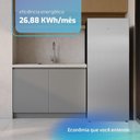 Ver mais imagens de Freezer e Conservador Vertical Hq 330 Litros Inox e Preto Hq-330fv/rffix - 220v