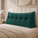Ver imagem 3 de Almofada Encosto Triangular Cama Leitura Cabeceira Boucle