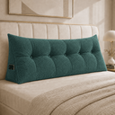 Ver imagem 1 de Almofada Encosto Triangular Cama Leitura Cabeceira Boucle
