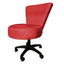 Ver imagem 2 de Mocho Royal Base Giratória Slk Decor Vermelho