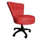 Ver imagem 1 de Mocho Royal Base Giratória Slk Decor Vermelho