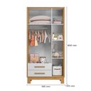 Ver imagem 3 de 4340 - G. Roupa 3pts/2gv Q Encanto Slim Freijo Toq/branco Acetinado Qmovi