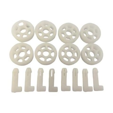 Kit Roletes para Aspirador 8 Rodas Modelo Novo Sodramar Kitso018694