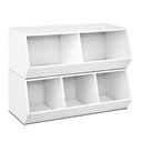 Ver imagem 1 de Organizador Infantil Heitor 1 Porta 4 Gavetas MDF 80cm Branco Woodcore