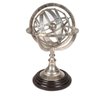 Peça Decorativa Globo Prata 30cmx18cmx18cm - 1