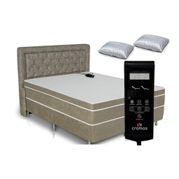 Colchão Queen Confort King Magnético Massageador Infravermelho 158 Bege - 1