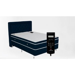 Colchão Queen Confort King Magnético Massageador Infravermelho 158 Azul